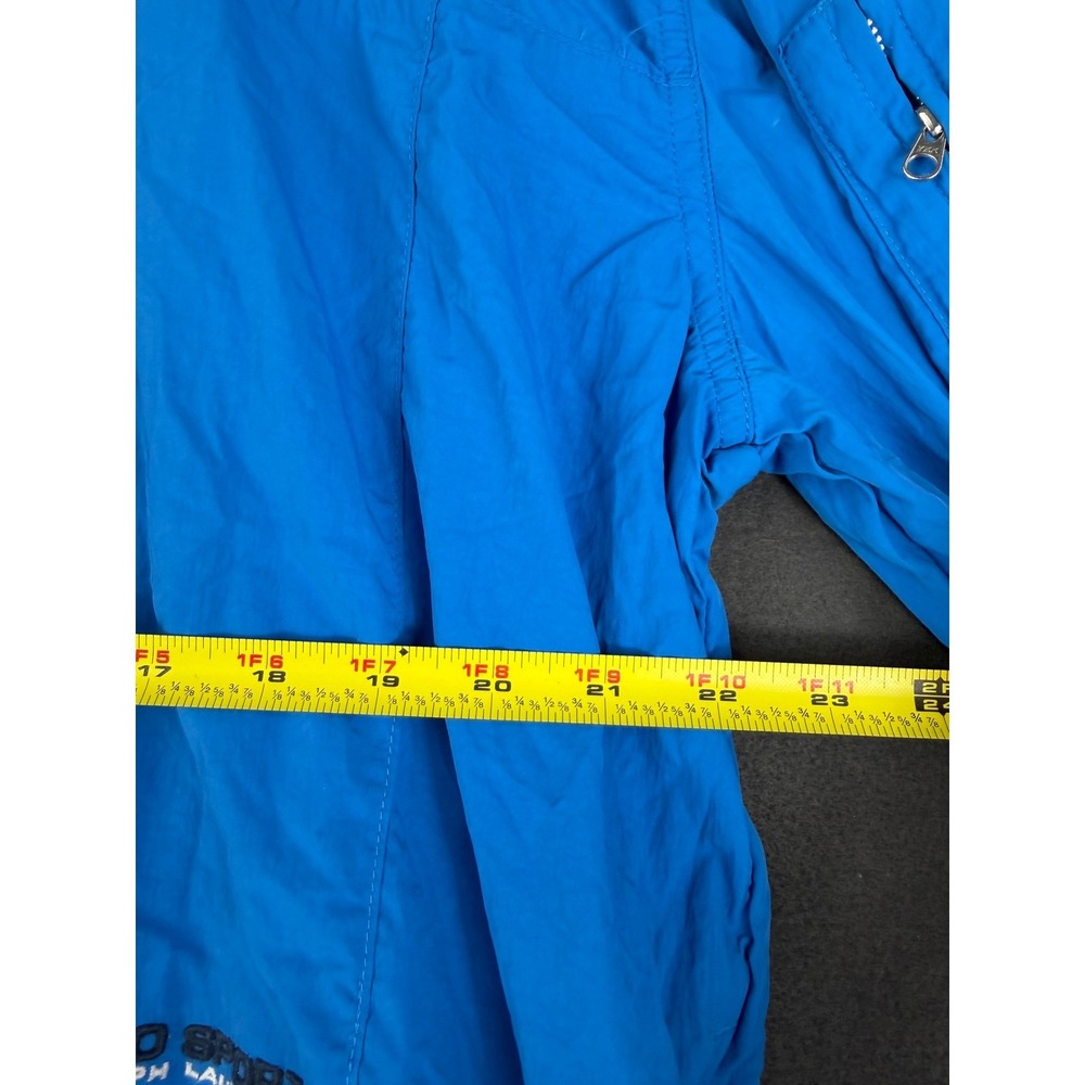 Polo Sport Ralph Lauren Mens Blue Windbreaker Jacket Performance XL Full Zip - Picture 5 of 5